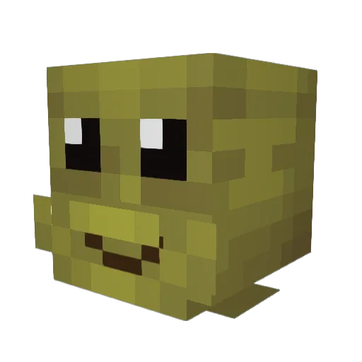 paulssable Minecraft avatar head, 3D render