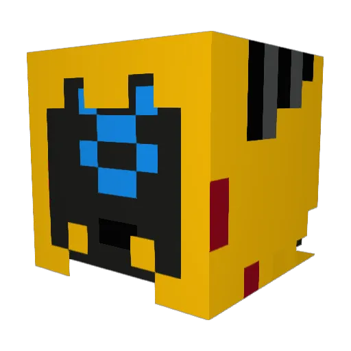 paulthe_builder Minecraft avatar head, 3D render