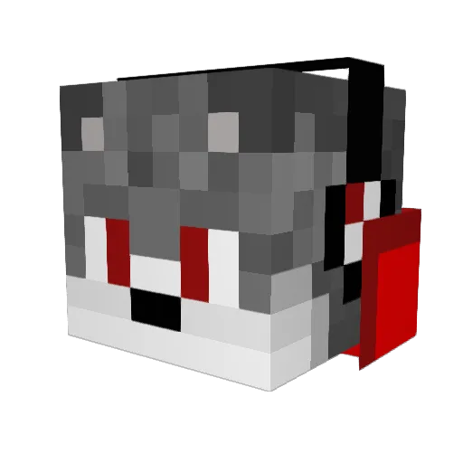 pauluk66 Minecraft avatar head, 3D render