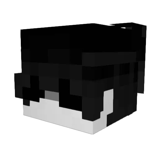 paulump Minecraft avatar head, 3D render