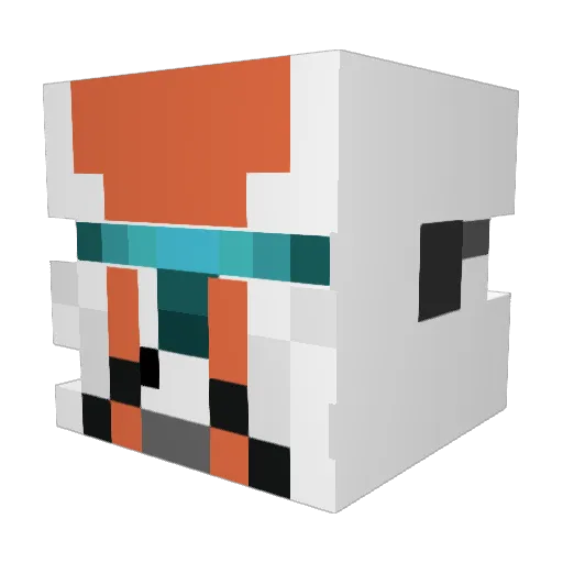 paupan0055 Minecraft avatar head, 3D render