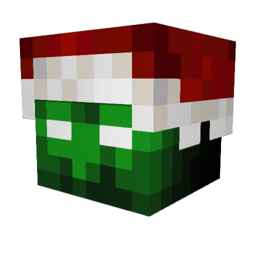 pavaal Minecraft avatar head, 3D render