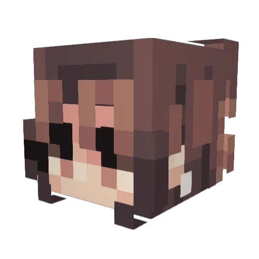 pavleka07 Minecraft avatar head, 3D render