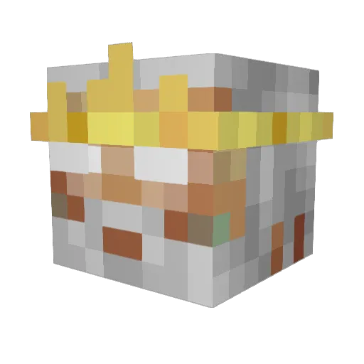 pavulon03 Minecraft avatar head, 3D render