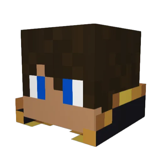 pawello7709 Minecraft avatar head, 3D render