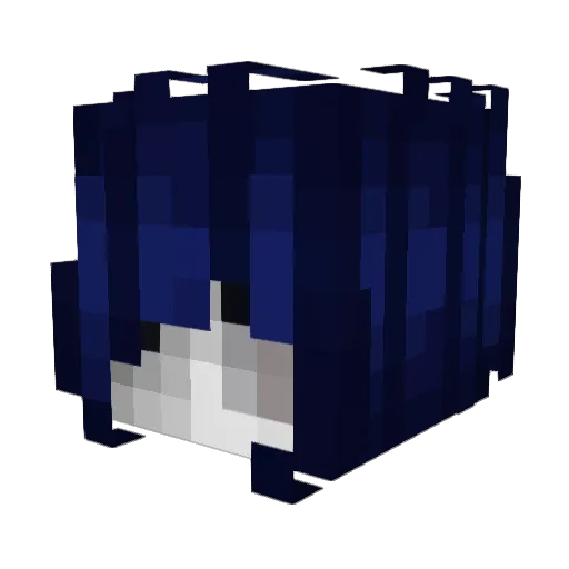 pawists Minecraft avatar head, 3D render
