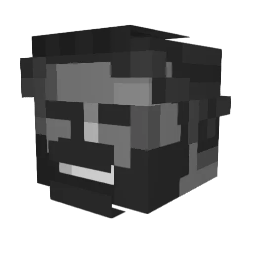 pawix11 Minecraft avatar head, 3D render