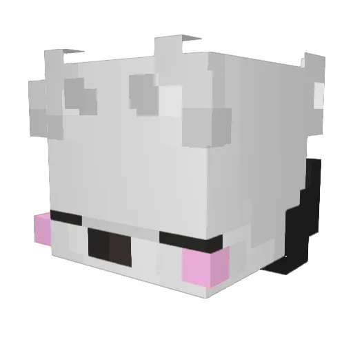 pawjobs Minecraft avatar head, 3D render