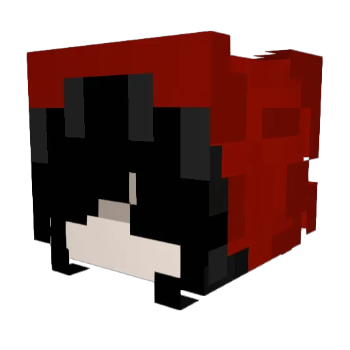 pawwsheen Minecraft avatar head, 3D render