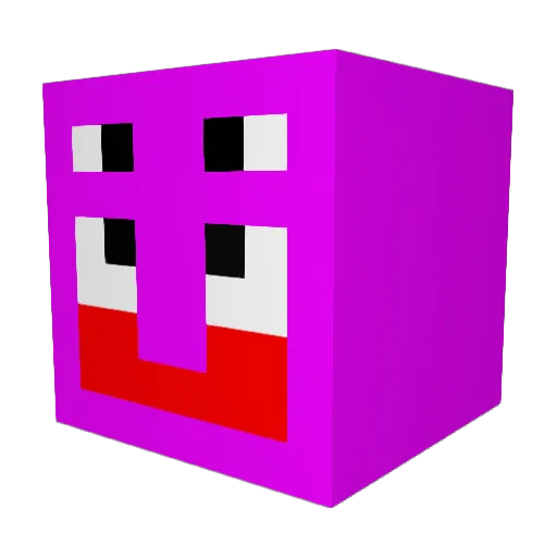 paxo33 Minecraft avatar head, 3D render