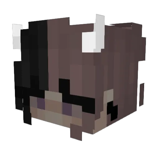 paxtonh Minecraft avatar head, 3D render