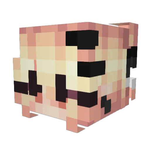pay2mforgift Minecraft avatar head, 3D render