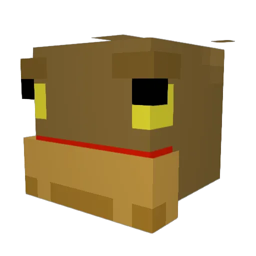 payadude Minecraft avatar head, 3D render