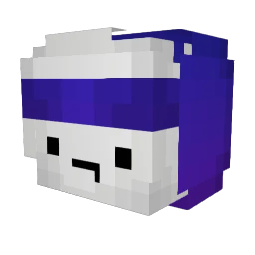 payatzeraaa Minecraft avatar head, 3D render
