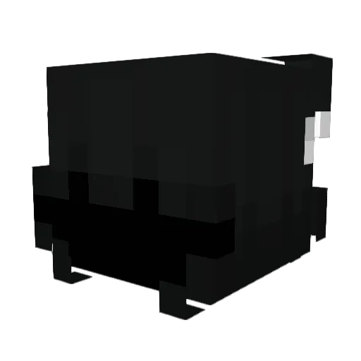paymeout Minecraft avatar head, 3D render