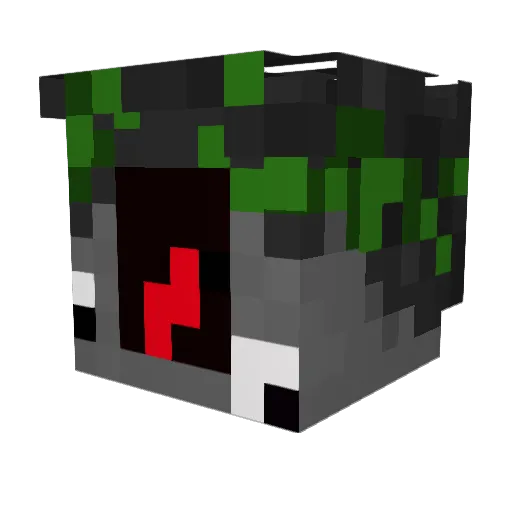 paymxnt Minecraft avatar head, 3D render