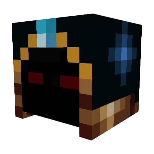 payne555 Minecraft avatar head, 3D render