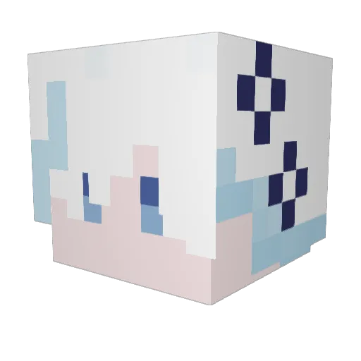 paypay0703 Minecraft avatar head, 3D render
