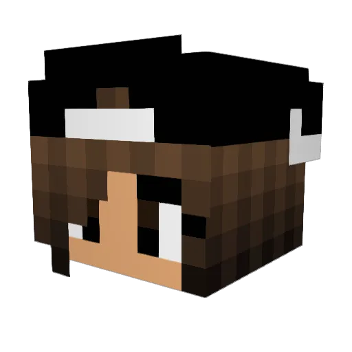payton1923 Minecraft avatar head, 3D render