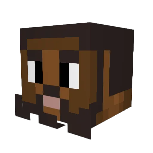 payton518 Minecraft avatar head, 3D render