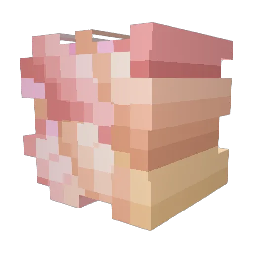 pazano Minecraft avatar head, 3D render
