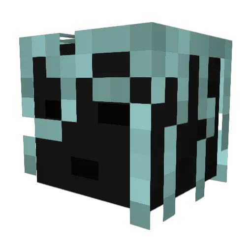 pazizou Minecraft avatar head, 3D render