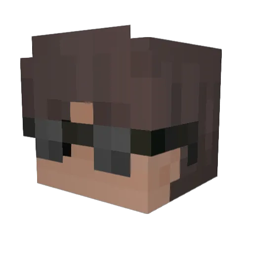 pazm Minecraft avatar head, 3D render