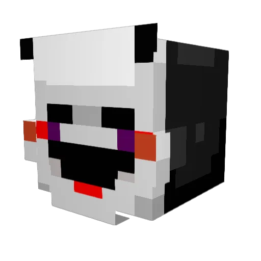 pazzahitsbills Minecraft avatar head, 3D render