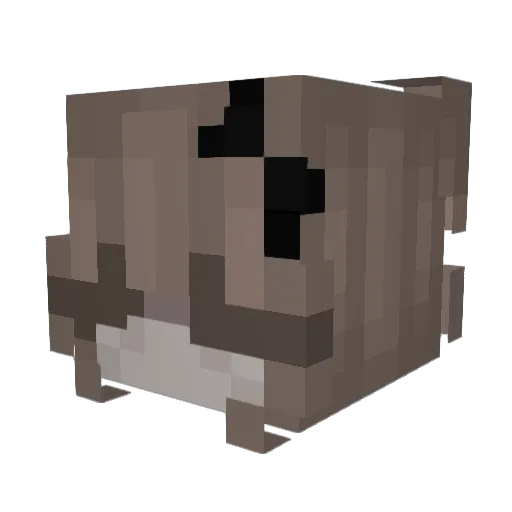 pbatstheg_1000 Minecraft avatar head, 3D render