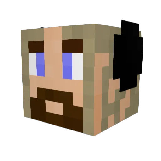 pboy88 Minecraft avatar head, 3D render