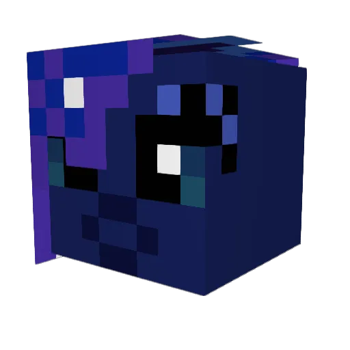 pcdd Minecraft avatar head, 3D render