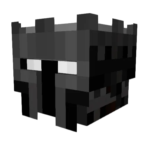 pcekankerspel Minecraft avatar head, 3D render