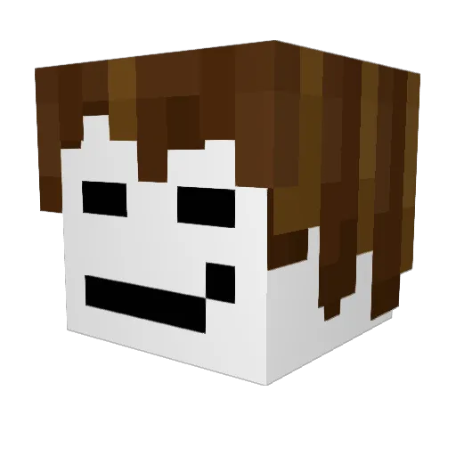 pcftd Minecraft avatar head, 3D render