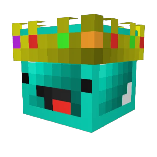pchefer Minecraft avatar head, 3D render