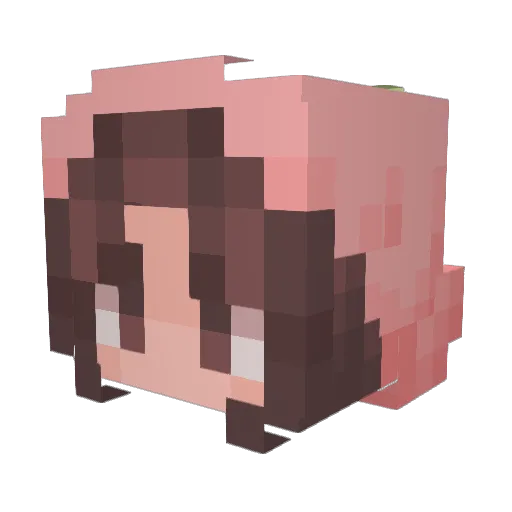 pchez73 Minecraft avatar head, 3D render