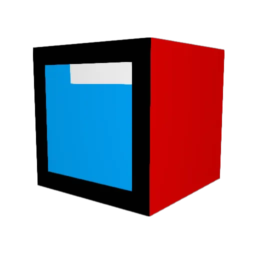 pclkids Minecraft avatar head, 3D render