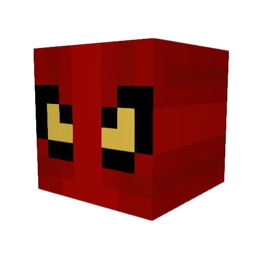 pcon88 Minecraft avatar head, 3D render