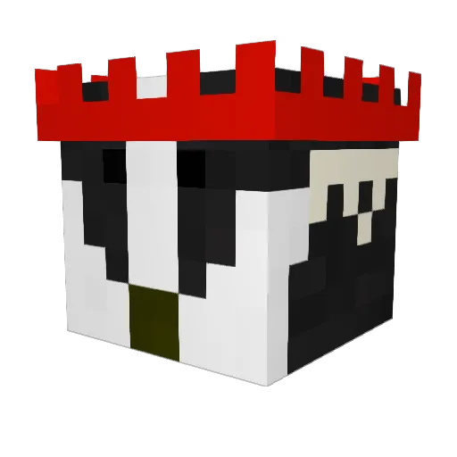 pcp99 Minecraft avatar head, 3D render