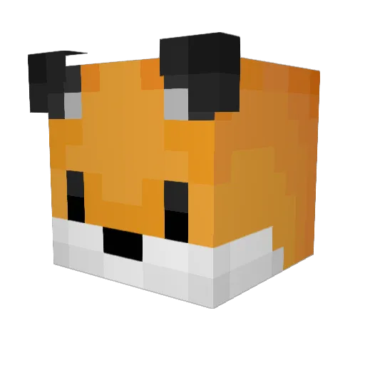pd7892 Minecraft avatar head, 3D render