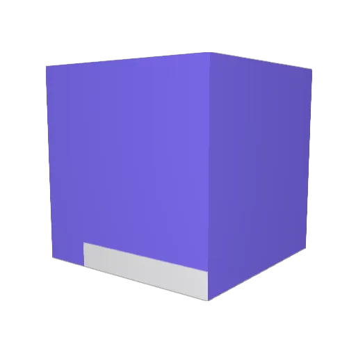 pdFm_ Minecraft avatar head, 3D render