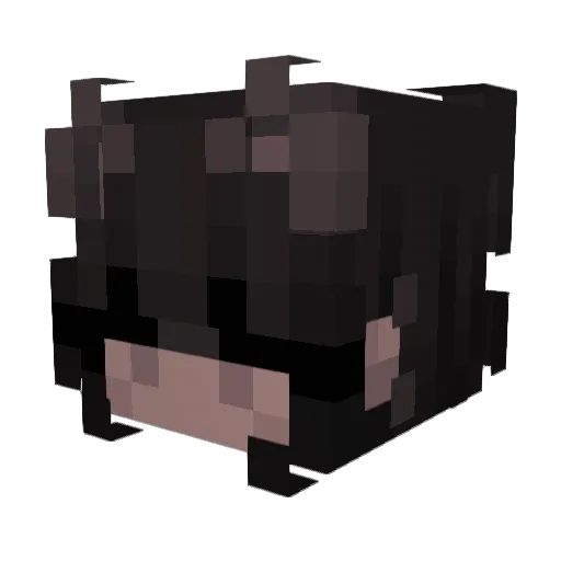 pdezi Minecraft avatar head, 3D render