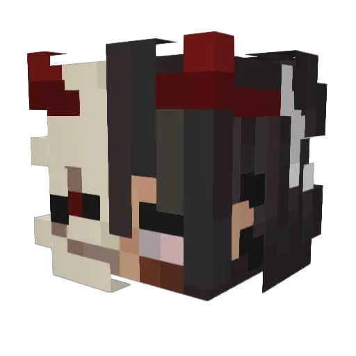 pdfplayer23 Minecraft avatar head, 3D render