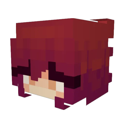 pdnx Minecraft avatar head, 3D render