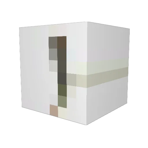 pdpaya Minecraft avatar head, 3D render