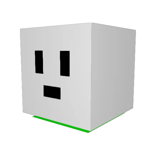 pds9528 Minecraft avatar head, 3D render