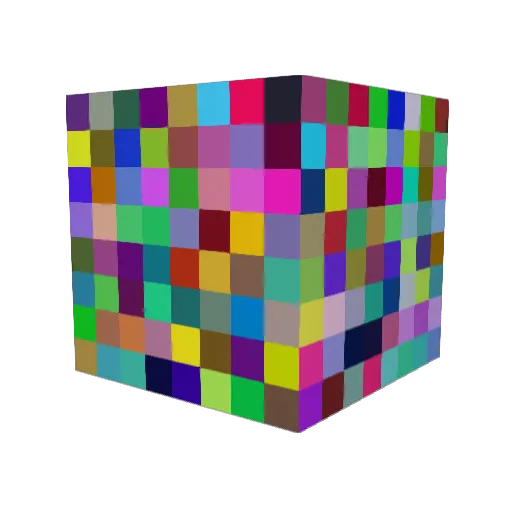pds__ Minecraft avatar head, 3D render