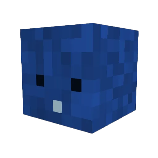 pdys Minecraft avatar head, 3D render