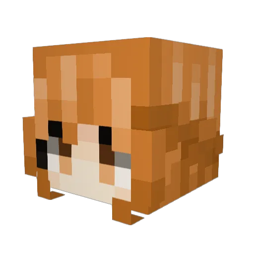 pe4ce00 Minecraft avatar head, 3D render