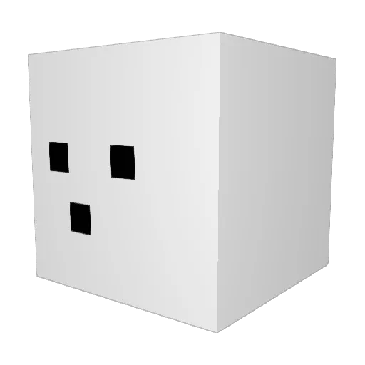 peace09090 Minecraft avatar head, 3D render