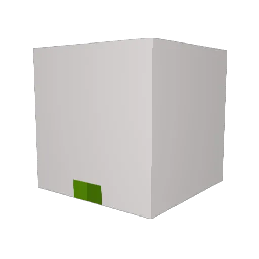 peacearks Minecraft avatar head, 3D render